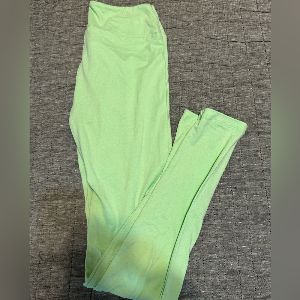 Kids Green Leggings